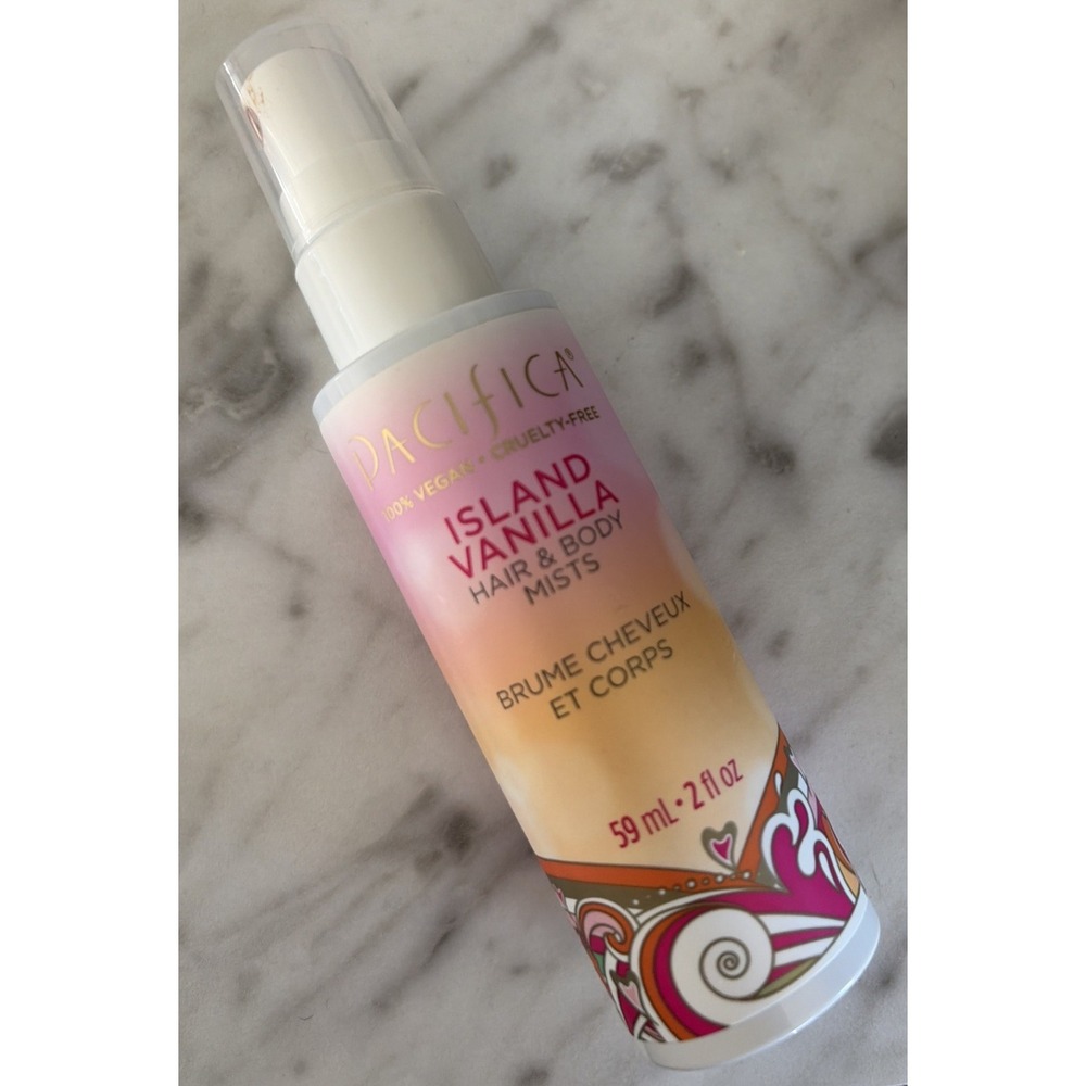 Pacifica Island Vanilla Hair & Body Mist 2oz Fragrance Beach Spray Travel Summer